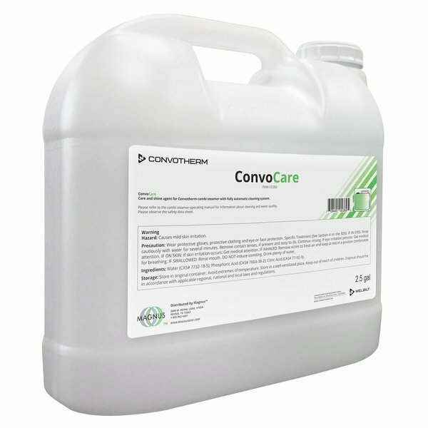 Convotherm W-CARE2 2.5 Gallon ConvoCare Pre-Mixed Rinsing Solution, 2PK 390WCARE2